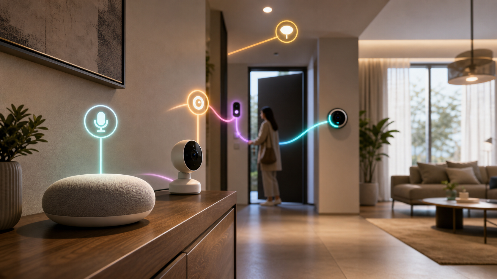 Google Home Speaker 与 Nest Cam 2K 的智能家居意义