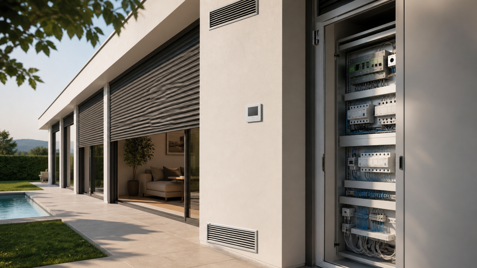 KNX 楼宇自动化如何支撑别墅、会所和商业空间长期运行 系统架构图