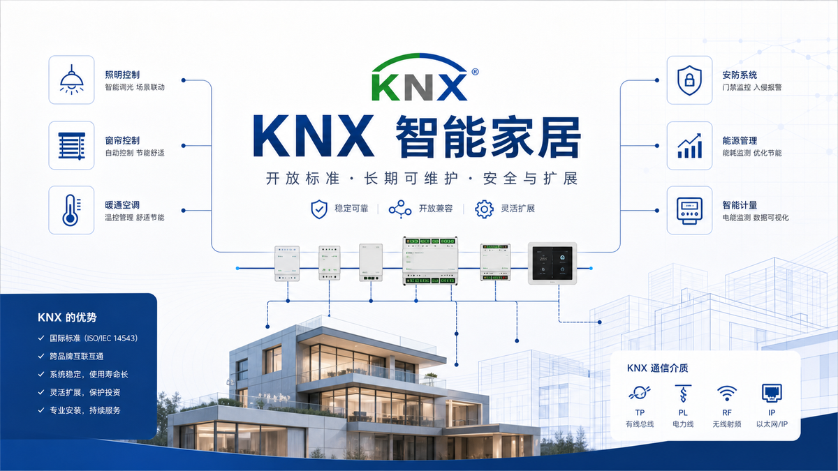 KNX 智能家居为什么更适合长期项目