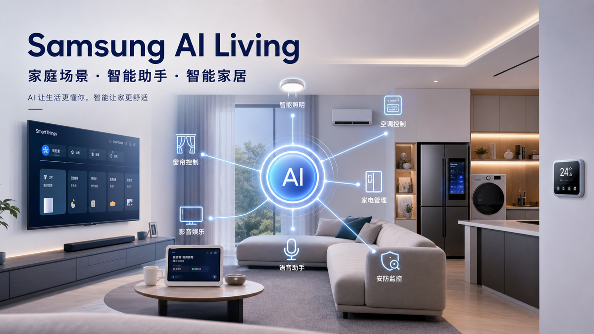 Samsung 把 AI Living 推向家庭场景，智能家居开始更像一个助手