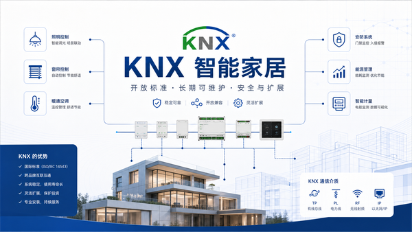 KNX 智能家居为什么更适合长期项目