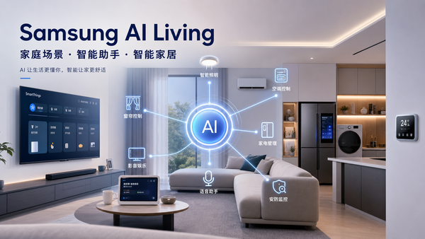 Samsung 把 AI Living 推向家庭场景，智能家居开始更像一个助手