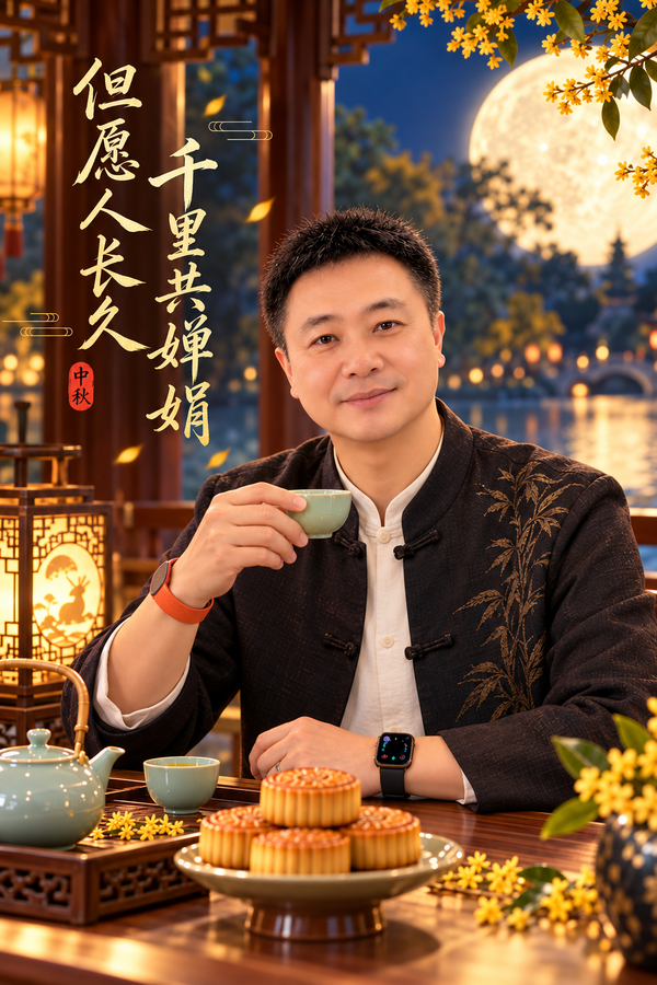 月满水乡，烹茗寄情：以东方诗意与智慧空间，致敬当代中秋团圆之境